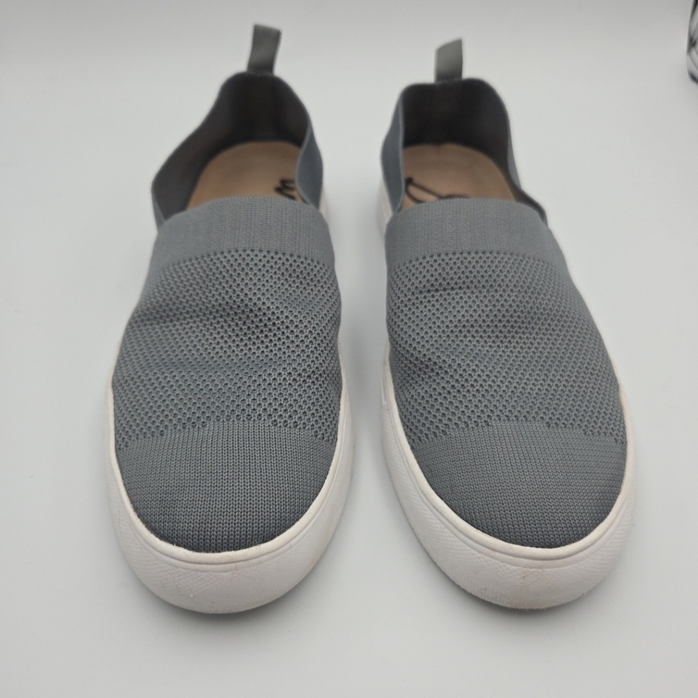 Sam Edelman Men Shoes Slip On Grey SANTINO‎ Lightweight Boat Loafer Sz 9.5 EUC